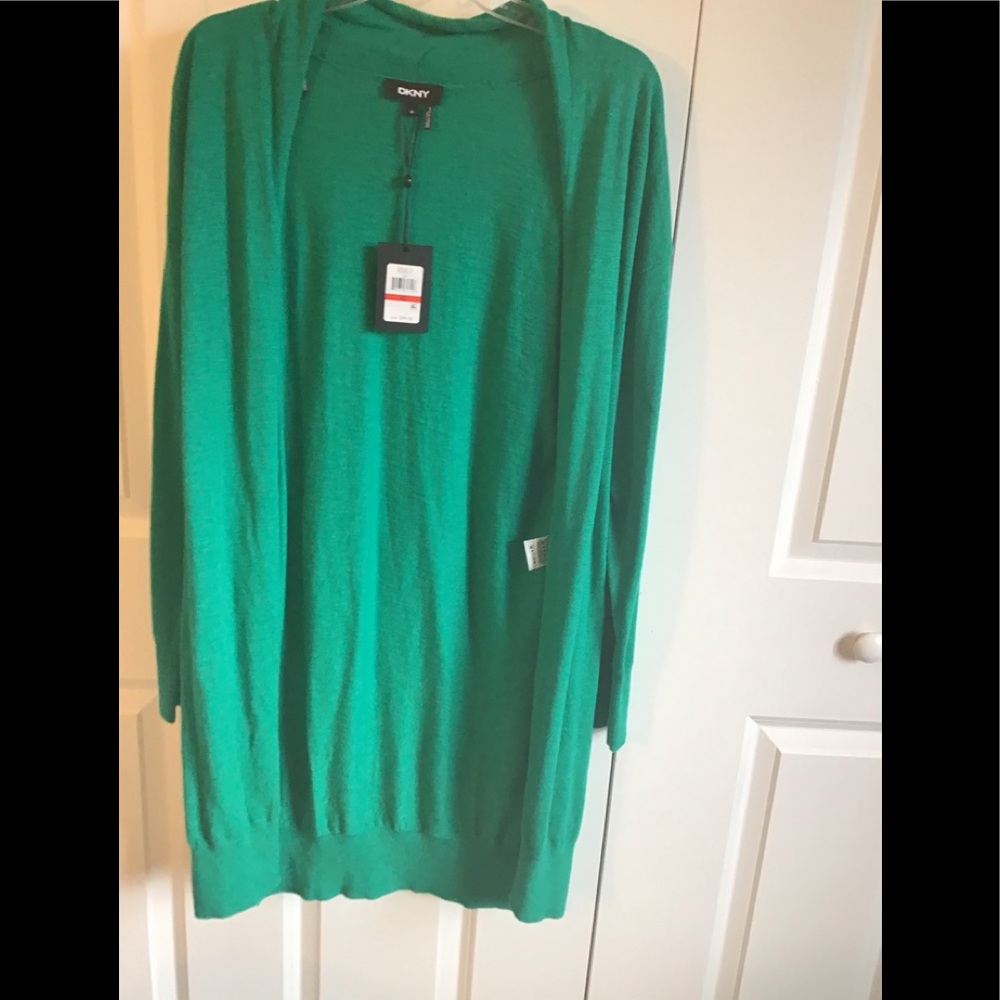 Dkny long lightweight cardigan
